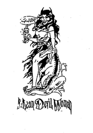 CAJUN! MEAN DEVIL WOMAN logo
