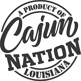 CAJUN NATION A PRODUCT OF LOUISIANA logo