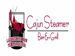 CAJUN STEAMER BAR & GRILL LAISSEZ LES BON TEMPS ROULER logo