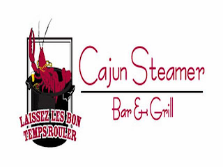 CAJUN STEAMER BAR & GRILL LAISSEZ LES BON TEMPS ROULER logo