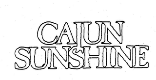 CAJUN SUNSHINE logo