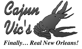 CAJUN VIC'S FINALLY....REAL NEW ORLEANS! logo