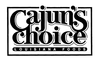 CAJUN'S CHOICE LOUISIANA FOODS logo