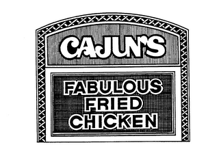 CAJUN'S FABULOUS FRIED CHICKEN logo