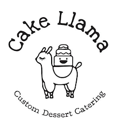 CAKE LLAMA CUSTOM DESSERT CATERING logo