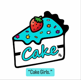 CAKE RX "CAKE GIRLS." logo