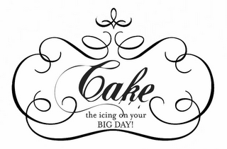 CAKE THE ICING ON YOUR BIG DAY logo