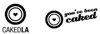 CAKEDLA YOU'VE BEEN CAKED logo