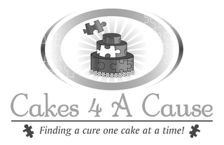 CAKES 4 A CAUSE FINDING A CURE ONE CAKE AT A TIME logo