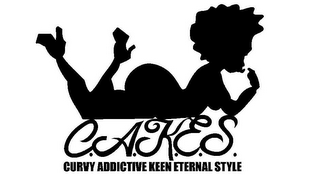 C.A.K.E.S. CURVY ADDICTIVE KEEN ETERNALSTYLE logo