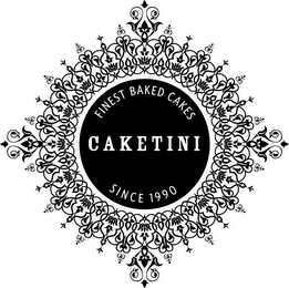 CAKETINI FINEST BAKED CAKES SINCE 1990 logo