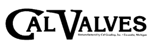 CAL VALVES REMANUFACTURED BY CAL GRINDING, INC. ESCANABA, MICHIGAN logo