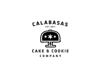 CALABASAS EST 2011 CAKE & COOKIE COMPANY logo