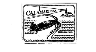 CALAMARI U.S.A. SQUID (LOLIGO PEALEI) logo