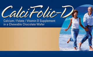 CALCIFOLIC-D CALCIUM / FOLATE / VITAMIN D SUPPLEMENT IN A CHEWABLE CHOCOLATE WAFER logo