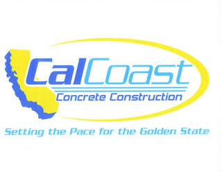 CALCOAST CONCRETE CONSTRUCTION SETTING THE PACE FOR THE GOLDEN STATE logo