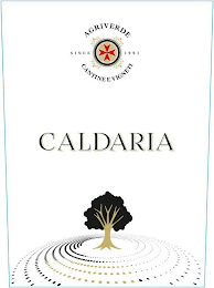 CALDARIA AGRIVERDE CANTINE E VIGNETI SINCE 1991 logo