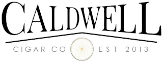 CALDWELL CIGAR CO EST 2013 logo