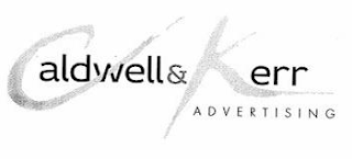 CALDWELL & KERR A D V E R T I S I N G logo