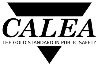 CALEA THE GOLD STANDARD IN PUBLIC SAFETY logo