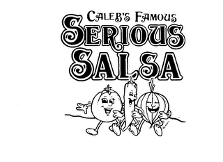 CALEB'S FAMOUS SERIOUS SALSA logo
