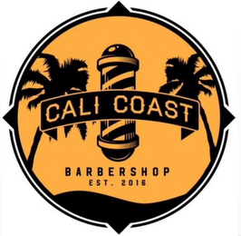 CALI COAST BARBERSHOP EST. 2016 logo
