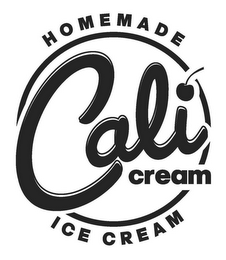 CALI CREAM HOMEMADE ICE CREAM logo