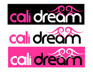 CALI DREAM CALI DREAM CALI DREAM logo