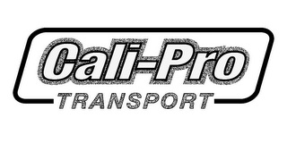 CALI-PRO TRANSPORT logo