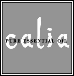 CALIA PURE ESSENTIAL OIL logo