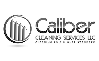 CALIBER CLEANING SERVICES LLC CLEANING TO A HIGHER STANDARD logo