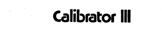 CALIBRATOR III logo