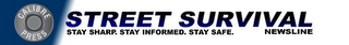 CALIBRE PRESS STREET SURVIVAL NEWSLINE - STAY SHARP. STAY INFORMED. STAY SAFE logo