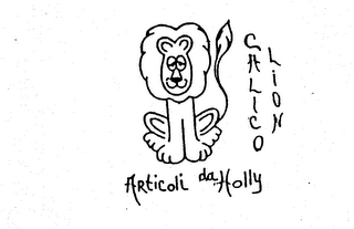 CALICO LION ARTICOLI DA HOLLY logo