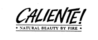 CALIENTE! NATURAL BEAUTY BY FIRE logo