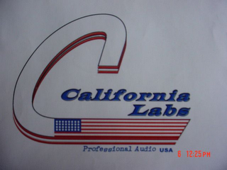 CALIFONRIA LABS PROFESSIONAL AUDIO USA logo