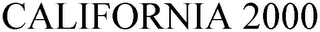 CALIFORNIA 2000 logo