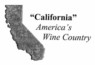 "CALIFORNIA" AMERICA'S WINE COUNTRY logo