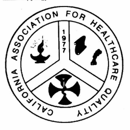 CALIFORNIA ASSOCIATION FOR HEALTHCARE QUALITY 1977 logo
