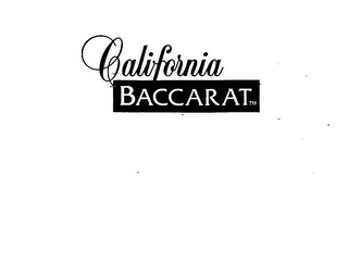 CALIFORNIA BACCARAT logo