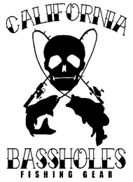 CALIFORNIA BASSHOLES FISHING GEAR logo