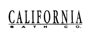 CALIFORNIA BATH CO. logo