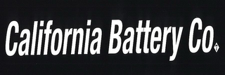 CALIFORNIA BATTERY CO 7 logo