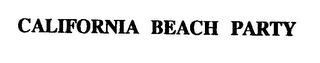 CALIFORNIA BEACH PARTY logo