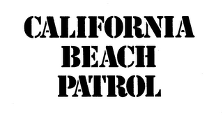 CALIFORNIA BEACH PATROL logo