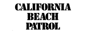 CALIFORNIA BEACH PATROL logo