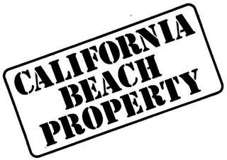 CALIFORNIA BEACH PROPERTY logo