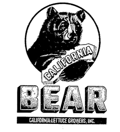 CALIFORNIA BEAR CALIFORNIA LETTUCE GROWERS, INC. logo