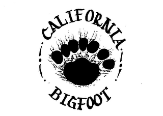 CALIFORNIA BIGFOOT logo