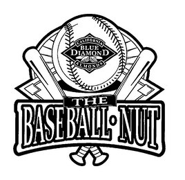 CALIFORNIA BLUE DIAMOND ALMONDS THE BASEBALL NUT logo